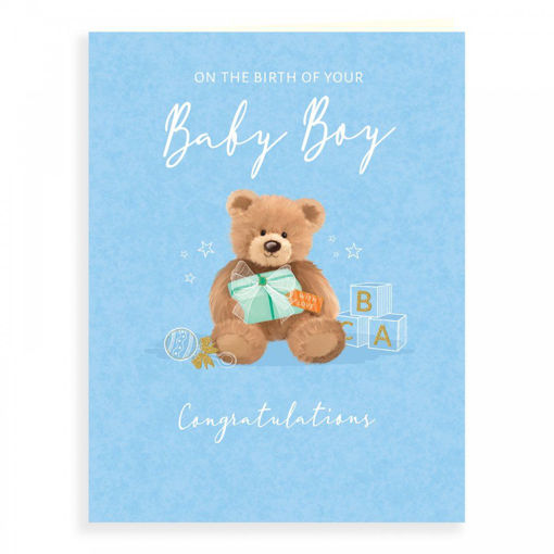 Picture of BIRTH OF YOUR BABY BOY CARD